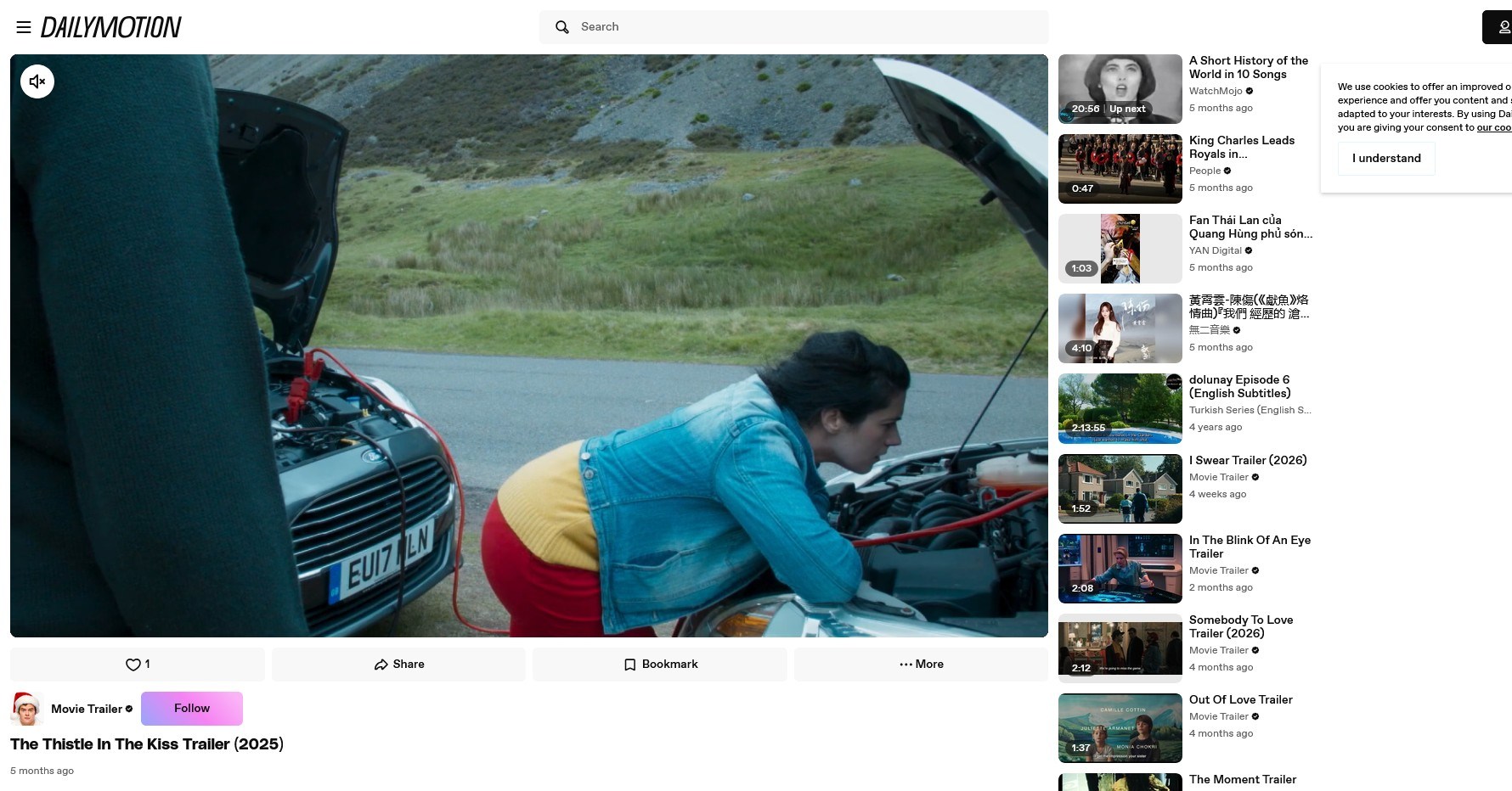 We keep finding our trailer in new places. Here it is on Dailymotion 

https://www.dailymotion.com/video/x9tigz6

Getting Dumped on Christmas Day was just the beginning.

THE THISTLE IN THE KISS is now available to rent or own on
cable, satellite, and digital platforms including @appletv and
@primevideo 

The new feature from @feltlikerunningproductions!

Declan has had no luck with the holidays: his girlfriend Stephanie broke up with him on the way to Christmas dinner. He's managed to keep it secret until New Year's Day, when his car breaks down and his sister Rachel shows up to help him fix it.
Crumbling under her relentless curiosity, Declan is now on a crash course to confront the poor decisions of his life.

THE THISTLE IN THE KISS is available to rent or own in North American territory on digital HD internet, cable, DVD, and satellite platforms, starting on November 25, 2025, distributed by @freestyledigitalmedia.

The movie is led by Leonora Cooke as Stephanie, Sarah Coyne as Rachel, and Craig Andrew Robertson as Declan.

The movie is directed by Robertson, who co-wrote the screenplay with C.J. Lazaretti and Leonora Cooke. It is executive-produced by Alison M. Reid, D.M. Simons, and Kyle Wong, with Reece Steel serving as its producer. The creative team consists of cinematographer Calum Menzies, editor C.J. Lazaretti, and composer Aidan Smith.

“Christmas in Scotland is all about the three Bs: booze, binge-eating, and bickering with your family,” Robertson said in a statement. “If you do it right, you wake up on New Year’s Day with a replenished, stronger appreciation for your loved ones. And if not…you’ve still had a bloody fun time, aye? That’s what we’re going for with The Thistle in the Kiss. Happy Holidays, and Sláinte Mhath!”

Watch THE THISTLE IN THE KISS today: https://tinyurl.com/38zk887y

#Ford #holiday #Stephanie #rachel #declan #freestyle
#feltlikerunning #scotland #comingsoon #sisterbrotherlove
#thistle #November25 #Thanksgiving #scottish #films #streaming