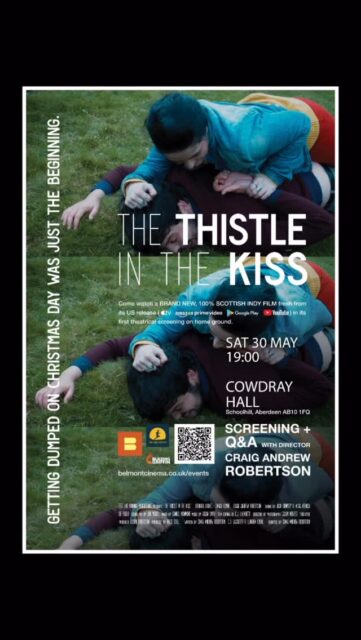 ✨ Premiere night magic at Cowdray Hall! ✨

Matt Buchanan from @belmontcinema and our brilliant director, Craig Andrew Robertson, taking the stage to introduce the Aberdeen premiere of THE THISTLE IN THE KISS. 🏴󠁧󠁢󠁳󠁣󠁴󠁿🎬

Getting dumped on Christmas Day was just the beginning... 🎄💔

If you missed the premiere, don’t worry! You can watch the new feature from @feltlikerunningproductions right now from the comfort of your couch.

🍿 Watch / Rent / Own it today: https://tinyurl.com/5n6pn37r
📲 Available on @appletv, @therokuchannel, and @primevideo

The Vibe:
“Christmas in Scotland is all about the three Bs: booze, binge-eating, and bickering with your family,” says director Craig Andrew Robertson. “That’s what we’re going for with The Thistle in the Kiss. Sláinte Mhath!” 🥂

The Plot:
Declan’s holidays are a mess. After getting dumped on the way to Christmas dinner, he tries to keep it a secret—until New Year’s Day when his car breaks down and his relentlessly curious sister, Rachel, shows up to “help.” Now, he’s on a crash course to confront his life choices.

Starring Leonora Cooke, Sarah Coyne, and Craig Andrew Robertson.

⁠#TheThistleInTheKiss #FeltLikeRunningProductions #BelmontCinema #AberdeenCreatives #scottishfilm